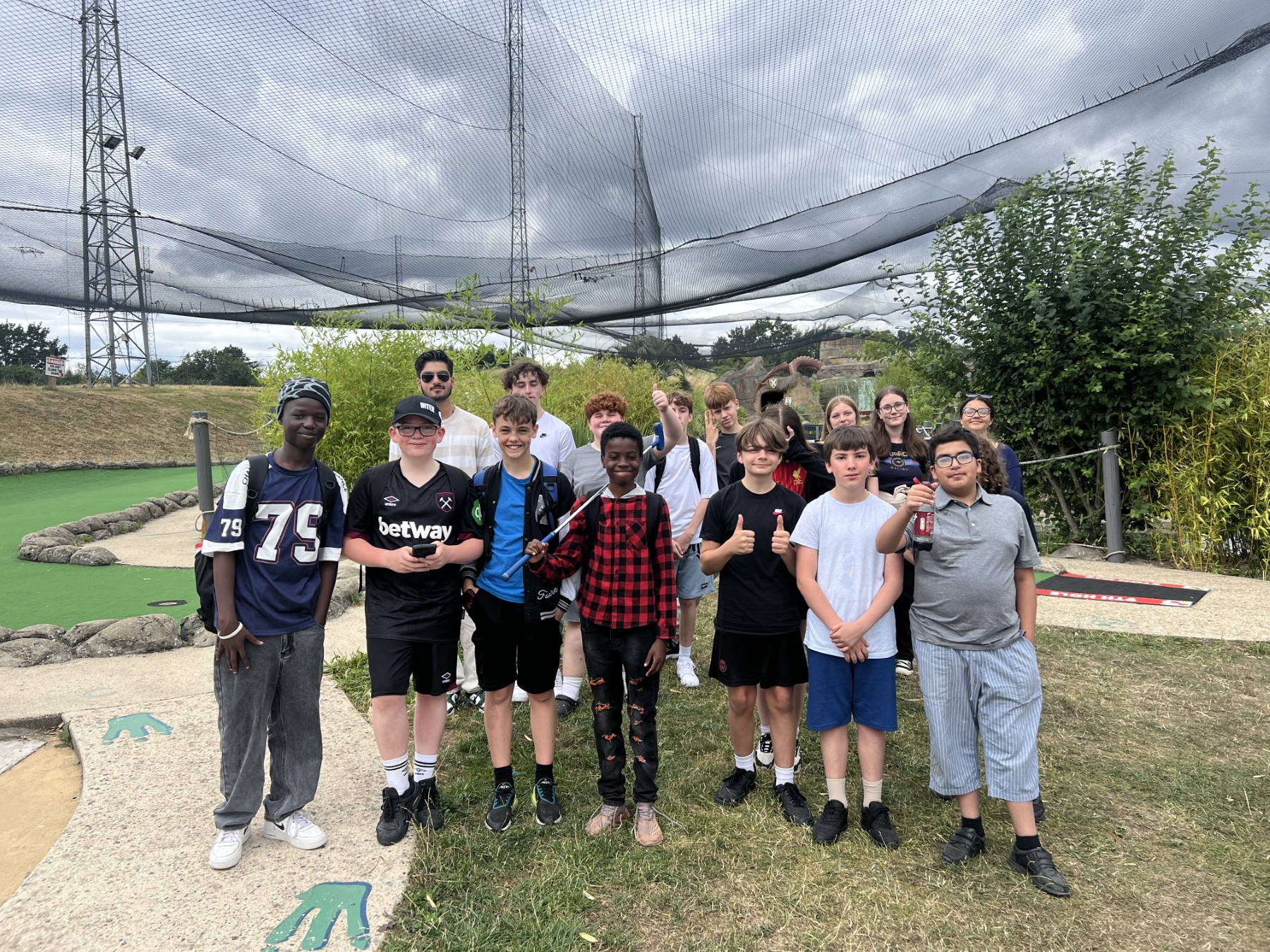 Adventure golf trip